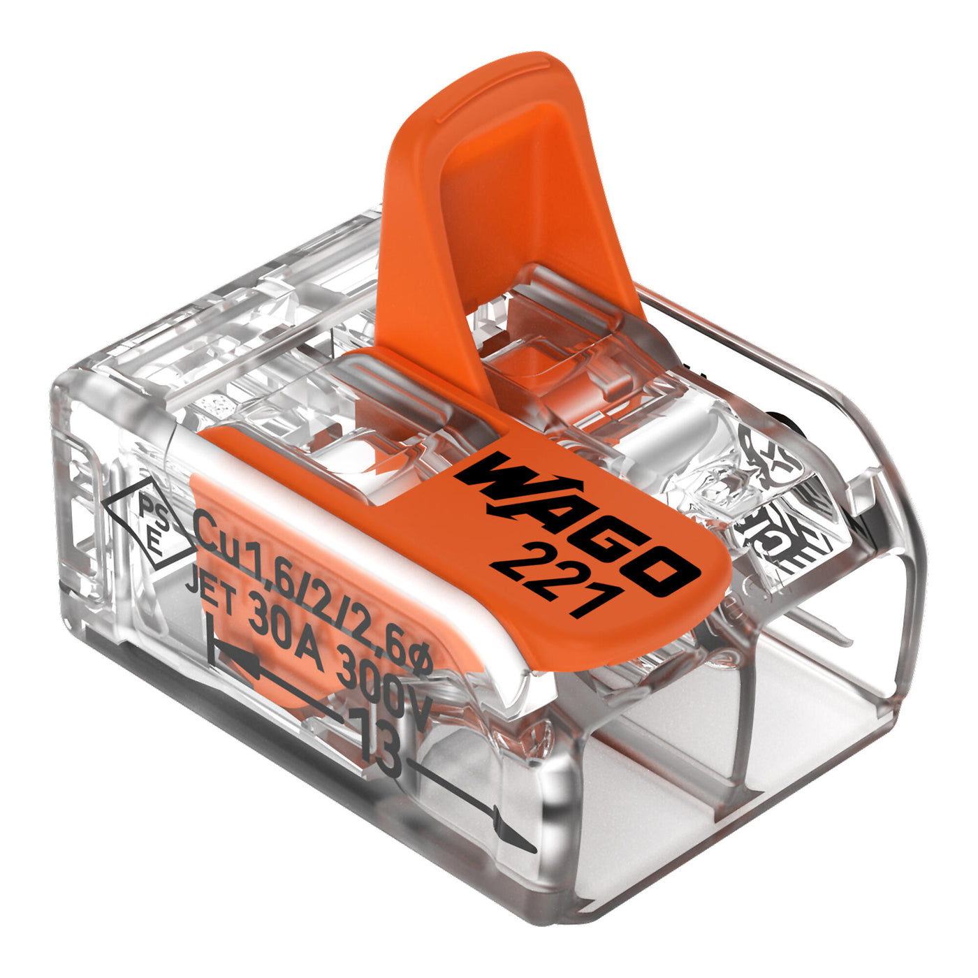 WAGO Snap 2 Wire Connectors - 10 PACK