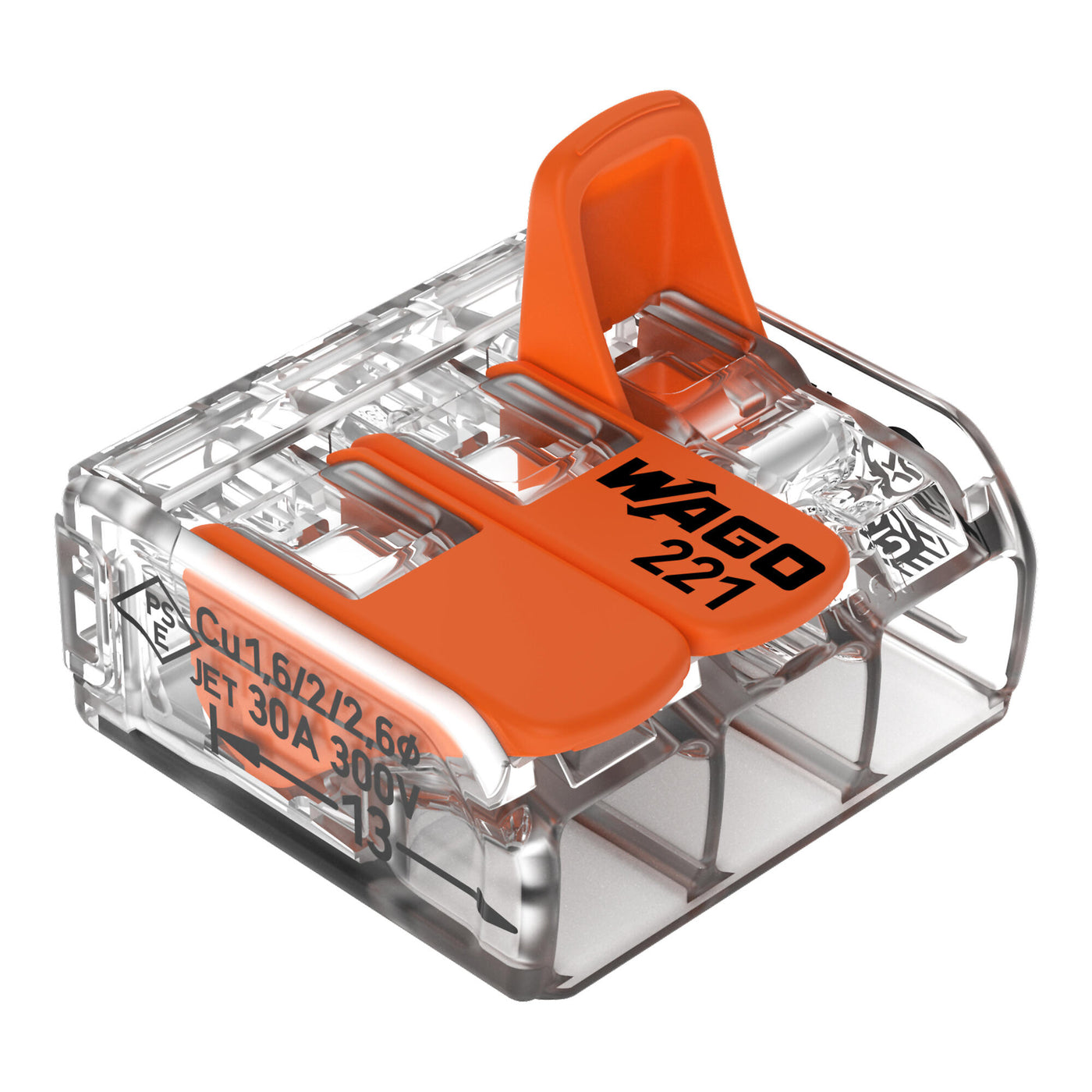 WAGO Snap 3 Wire Connectors - 10 PACK