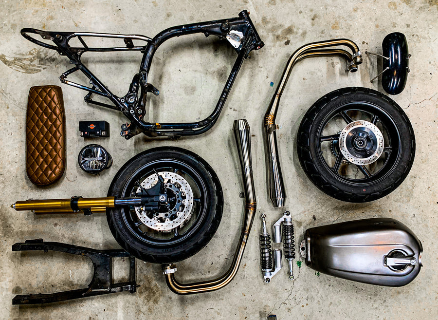 Every part, laid out