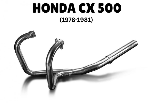 HONDA CX500 (78-81) 2 INTO 1 EXHAUST STAINLESS SYSTEM