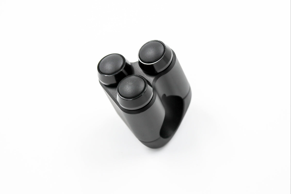 Cafe Racer Controls 3 Button Handlebar Controls 22mm (BLACK BUTTONS) – Cafe Racer Garage