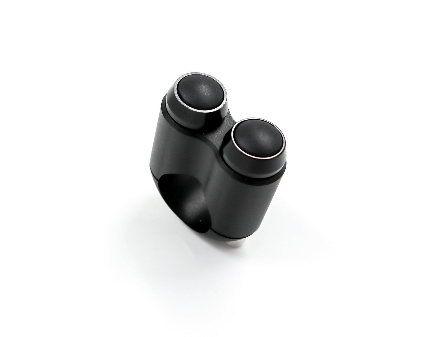 2 Button Handlebar Controls 22mm (BLACK BUTTONS) for cafe racer motorcycle builds