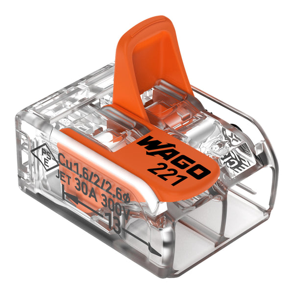 WAGO Snap 2 Wire Connectors - 10 PACK