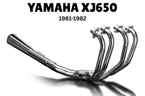 YAMAHA XJ650 SECA 1981-1982 4-1 MEGAPHONE STAINLESS STEEL EXHAUST SYSTEM