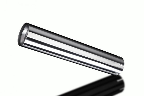 Delkevic Universal Cafe Racer Muffler, Stainless Steel